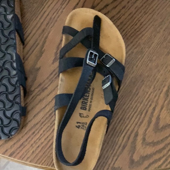 Birkenstock Black Strappy Sandals - Picture 3 of 5